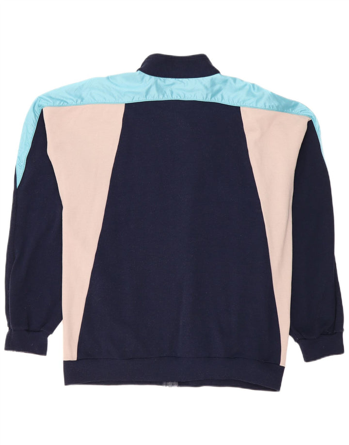Sportful Veste de survêtement pour homme IT 52 Large Bleu marine Colourblock