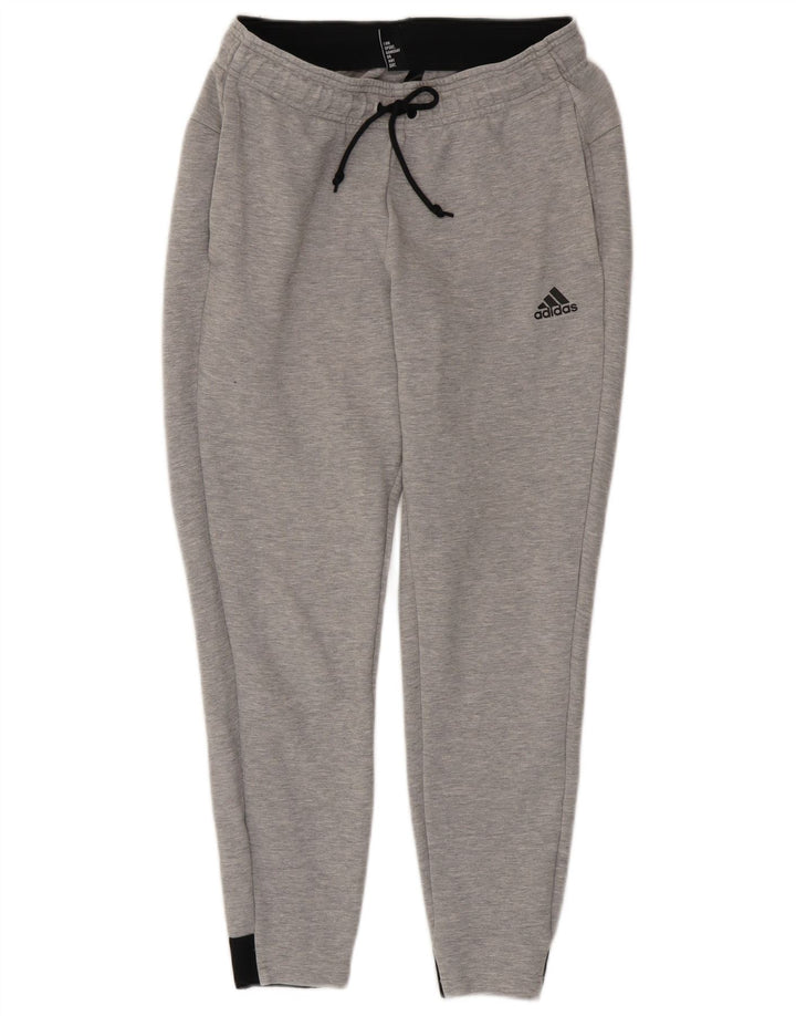 Adidas Pantalon de survêtement pour homme en coton gris Taille S