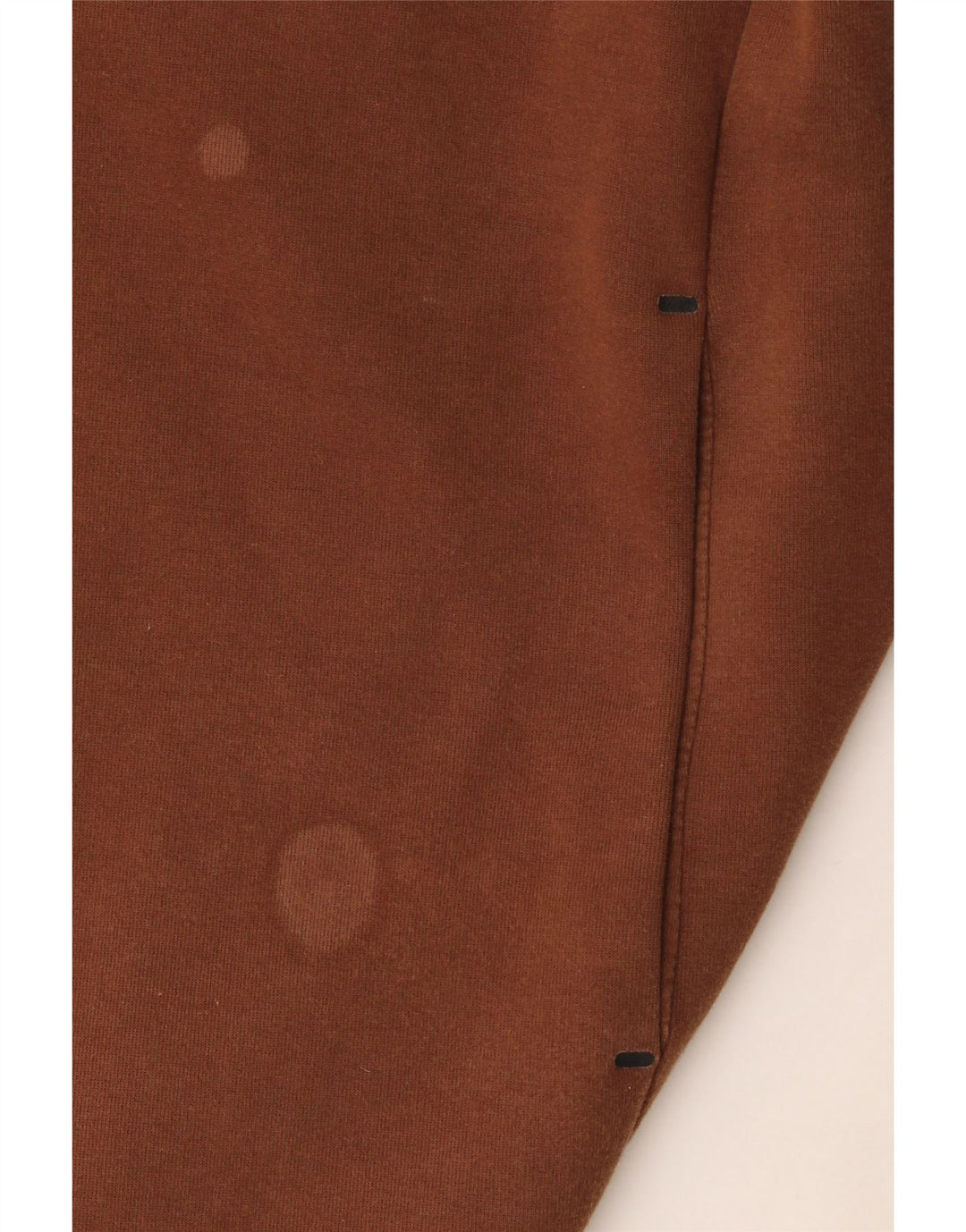Nike Pull à capuche zippé pour homme Grand coton marron