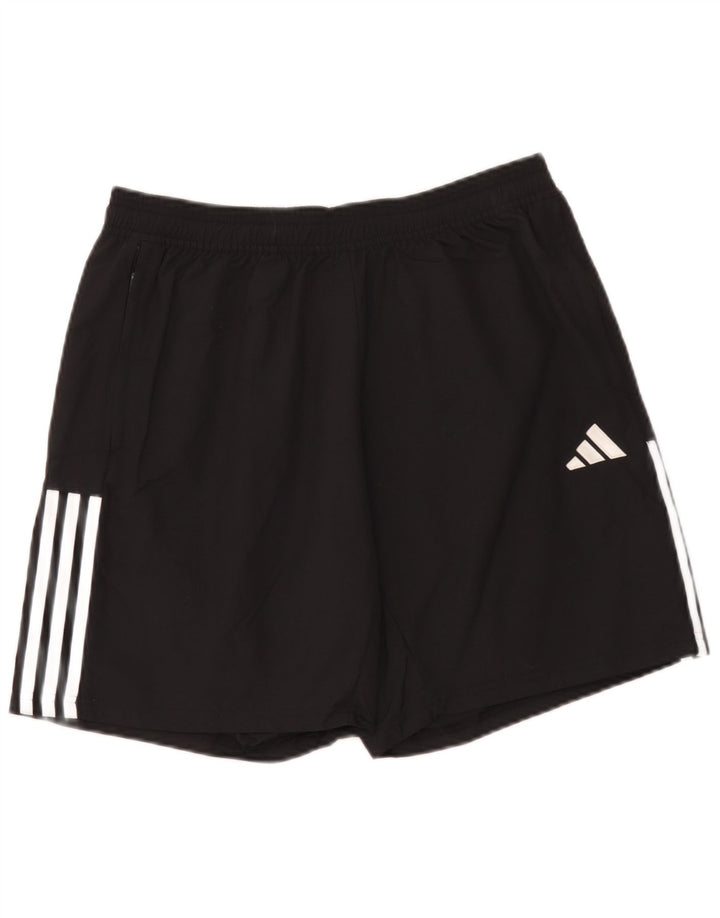 Adidas Short de sport pour homme Large Noir Polyamide