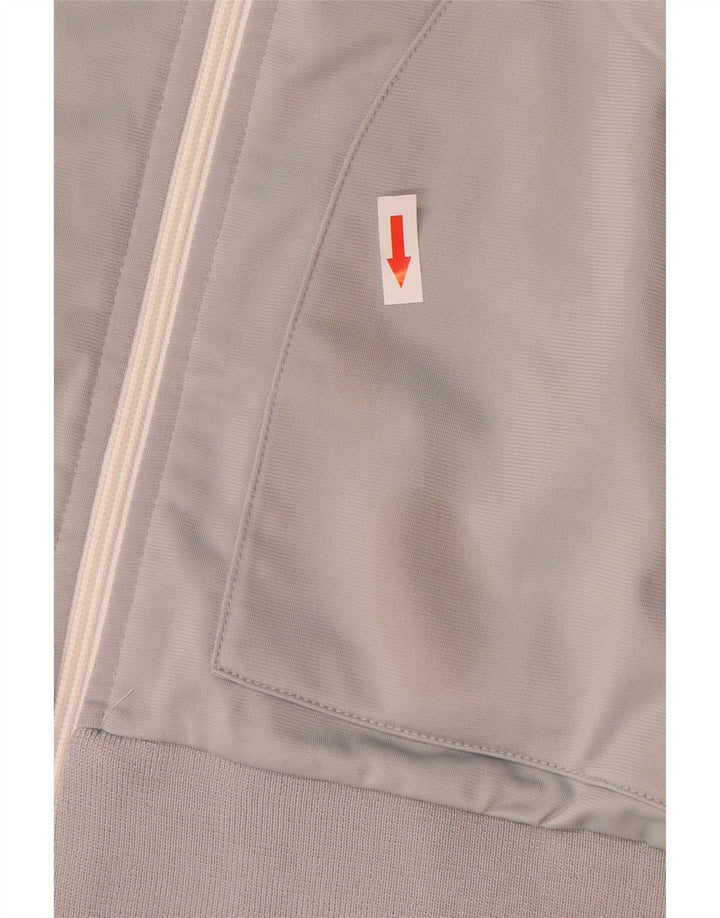 Asics Veste de survêtement pour homme 2XL Gris Colorblock Polyester