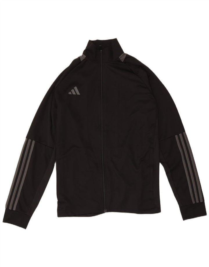ADIDAS Veste de survêtement pour homme Large Noir Polyester