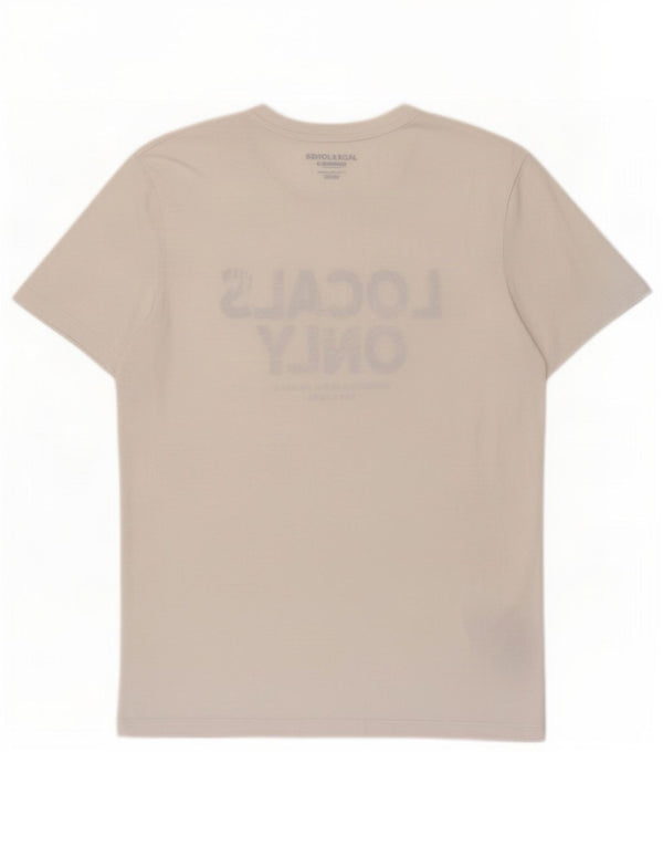 Jack & Jones T-Shirt Graphique Coupe Regular Homme Blanc Moyen Polyester
