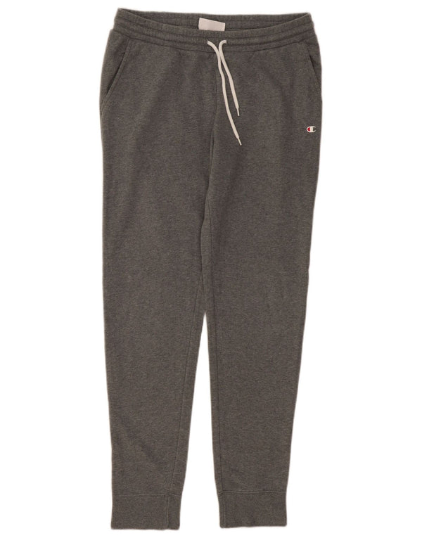 Champion Pantalon de survêtement pour femme Joggers UK 10 Small Gris Coton