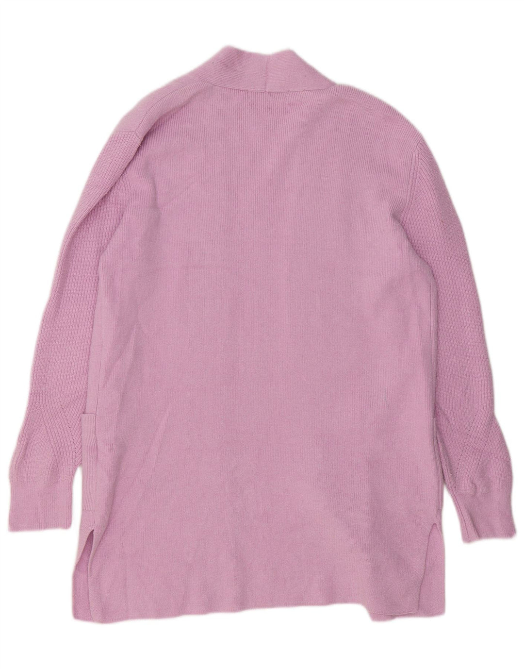 Marks & Spencer Pull cardigan ouvert long pour femme UK 12 Rose moyen