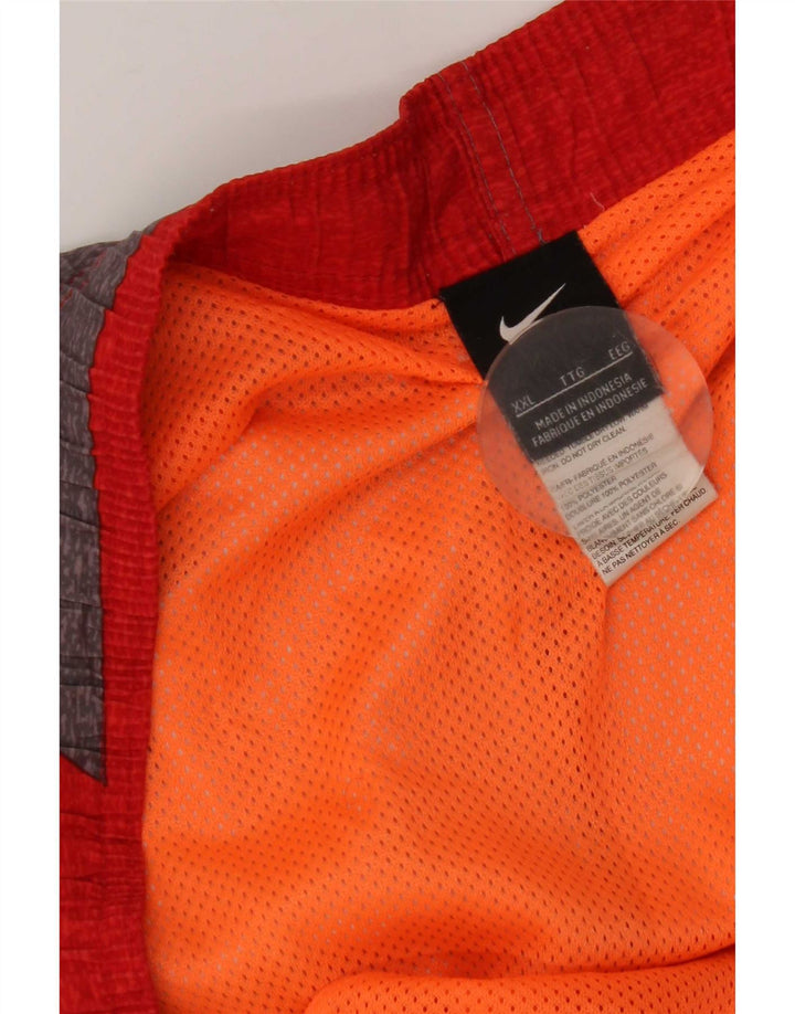 Nike Short de bain pour homme 2XL Multicolore Colourblock Polyester
