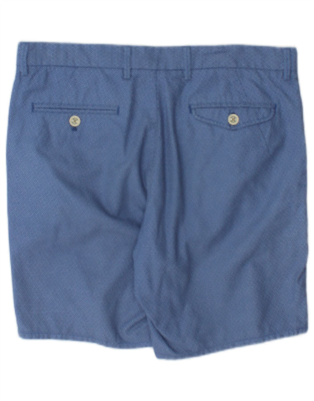 Massimo Dutti Short Chino Homme EU 40 Medium W31 Bleu Coton