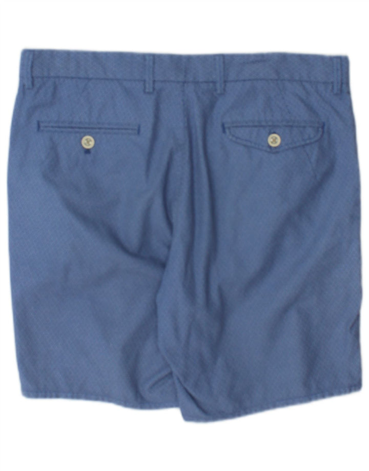 Massimo Dutti Short Chino Homme EU 40 Medium W31 Bleu Coton