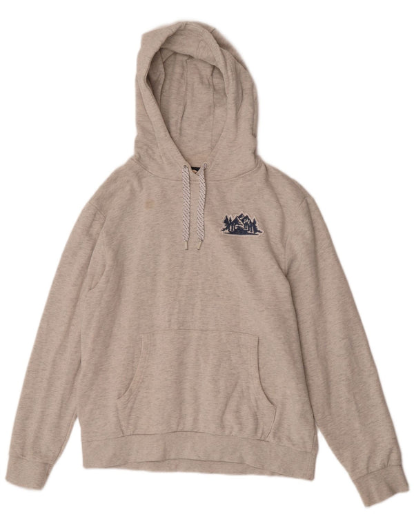Mountain Warehouse Pull à capuche pour femme UK 14 Gris moyen Coton
