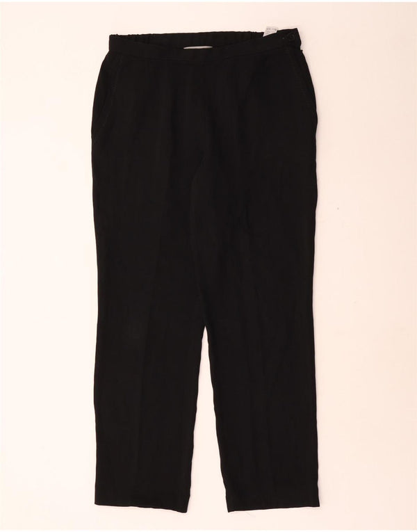 Marks & Spencer Pantalon chino fuselé pour femme UK 14 Large W32 L29 Noir