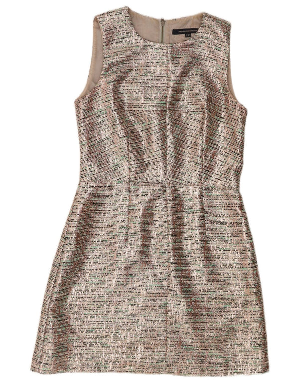 French Connection Robe fourreau sans manches pour femme UK 10 Small Multicolore
