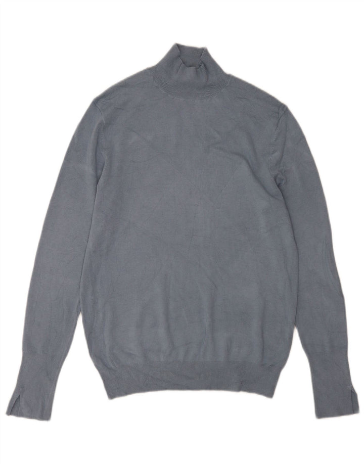Zara Pull col roulé pour femme UK 18 XL Bleu