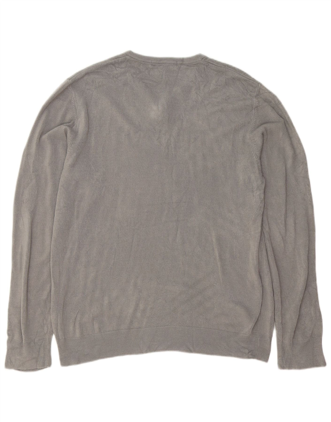 Marks & Spencer Pull col V pour homme en acrylique gris Taille L