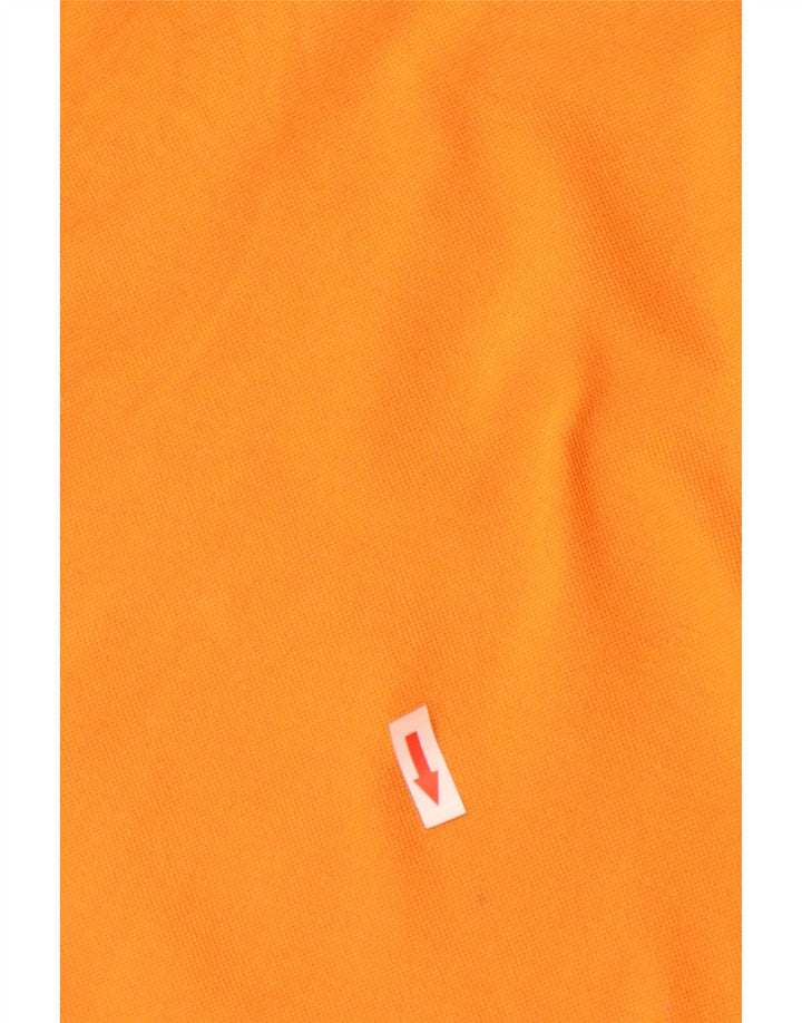 Trussardi Jeans Polo Homme Orange Moyen