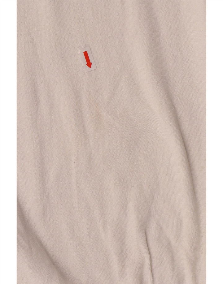 POLO RALPH LAUREN Pull col V Homme XL Coton Blanc