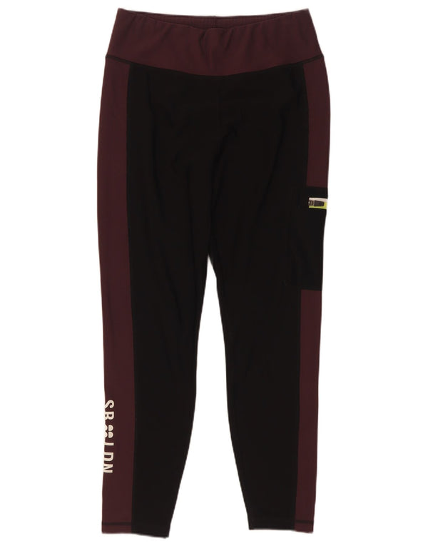 Sweaty Betty Leggings graphiques pour femmes UK 12 Medium Black Colourblock