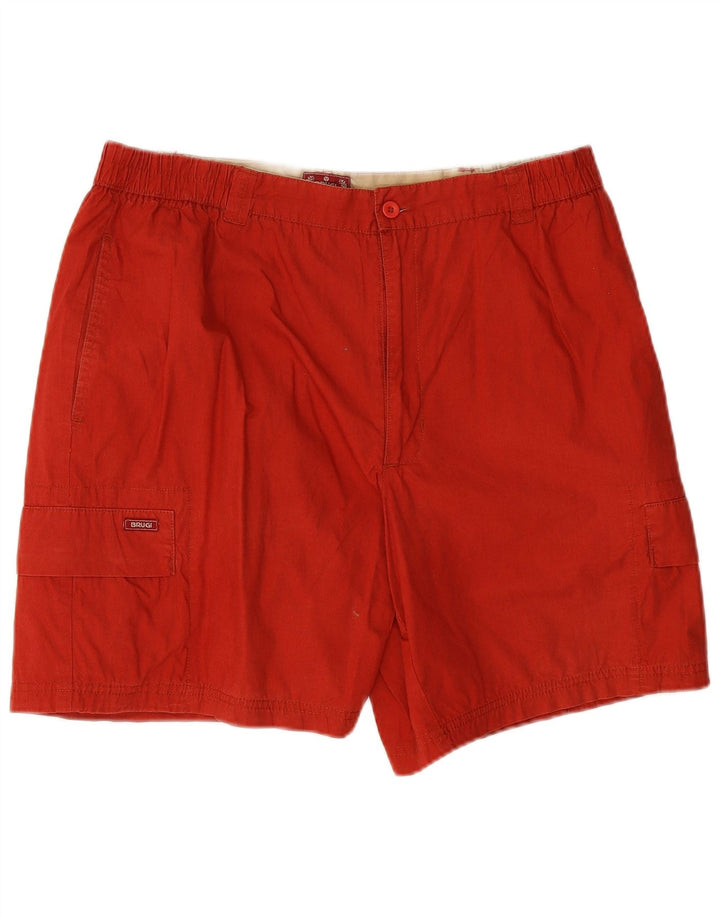 Brugi Short Cargo Homme XL W38 Rouge Coton