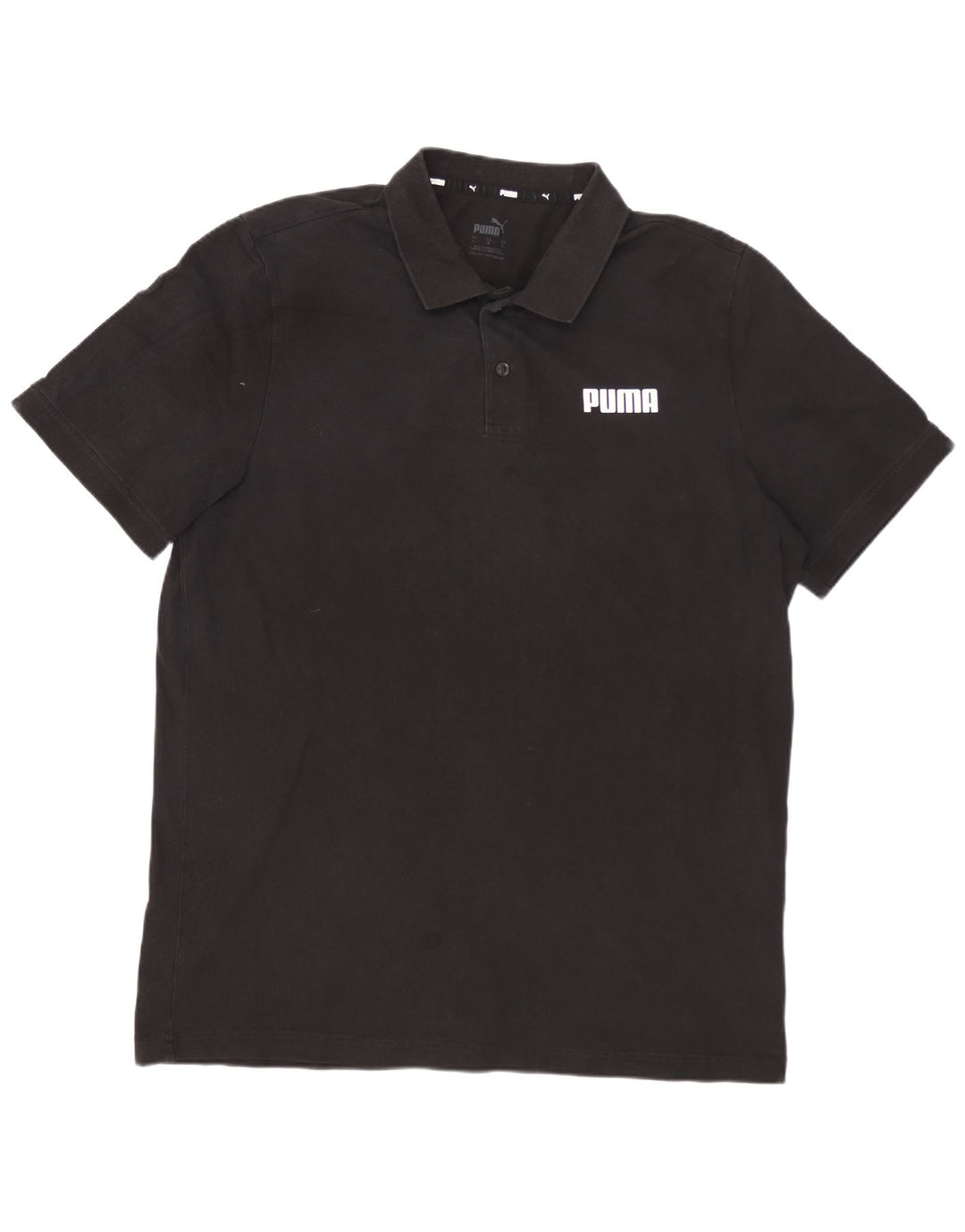 PUMA Polo Homme Grand Noir Coton