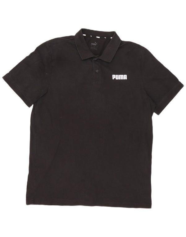 PUMA Polo Homme Grand Noir Coton