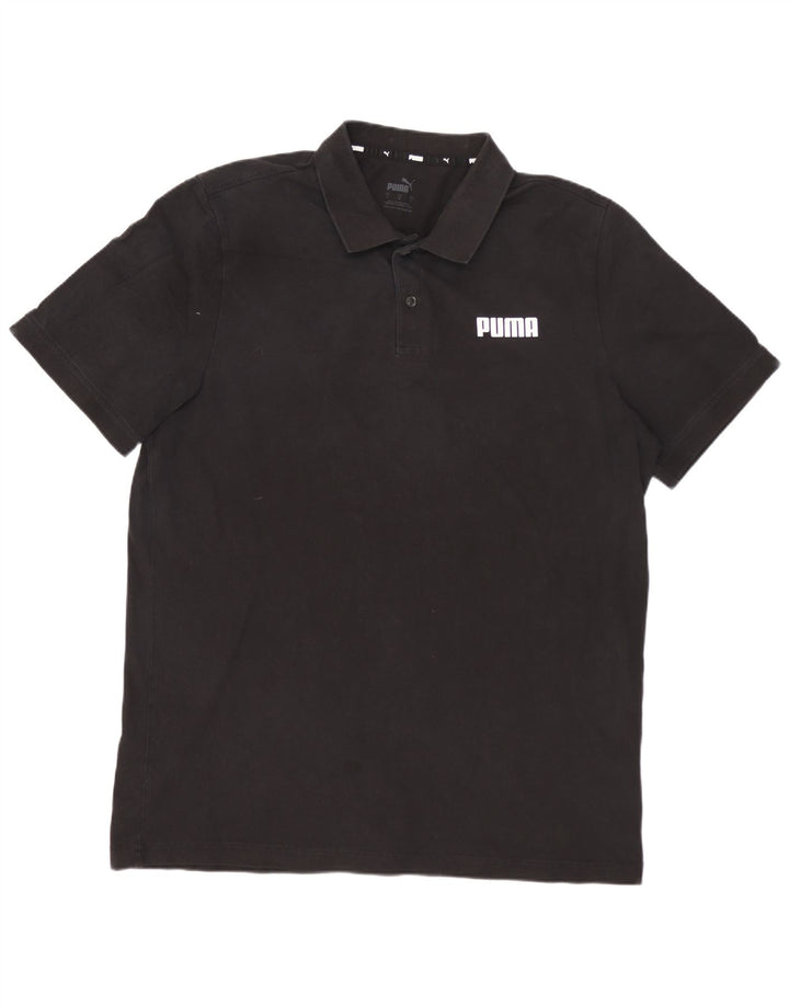 PUMA Polo Homme Grand Noir Coton