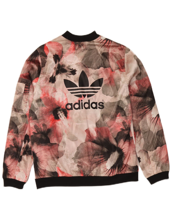 Adidas Veste de Survêtement Fille 14-15 Ans Multicolore Floral