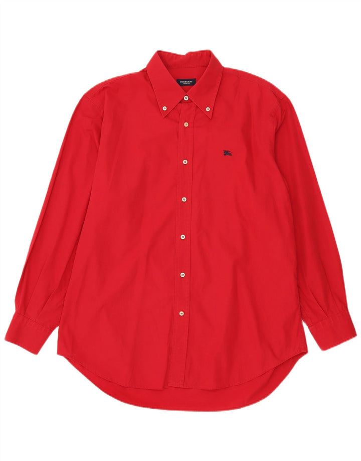 BURBERRY Chemise Homme Grand Coton Rouge