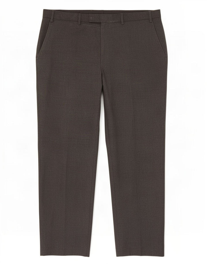 Marks & Spencer Pantalon de costume coupe classique pour homme W38 L29 Gris Polyester