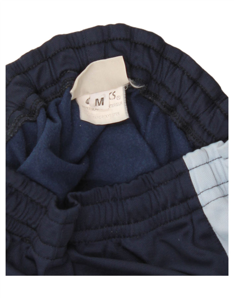 ASICS Womens Tracksuit Trousers UK 12 Medium Navy Blue Colourblock Vintage Asics and Second-Hand Asics from Messina Hembry 