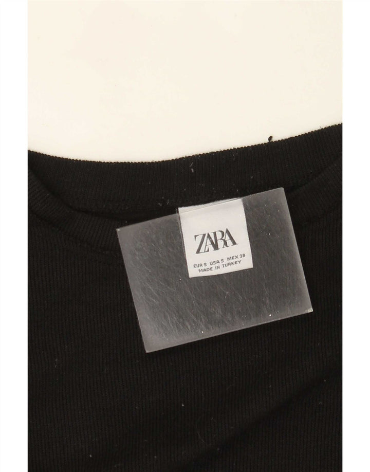 Zara Pull à col rond pour homme Petit Noir