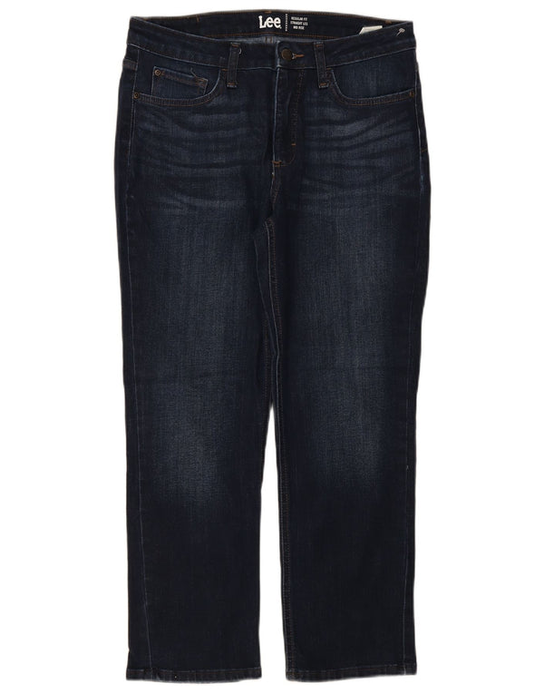 Lee Jean droit taille moyenne pour femme US 2 XS W32 L27 Bleu marine