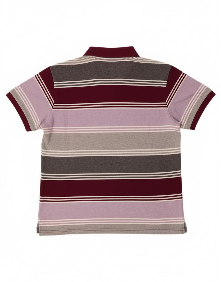 Kappa Polo Homme Large Coton Rayé Multicolore