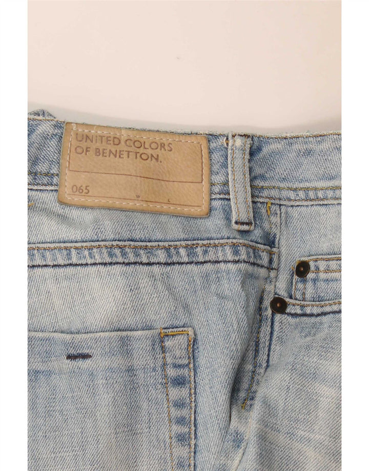 Benetton Jean Bootcut Femme W30 L33 Bleu