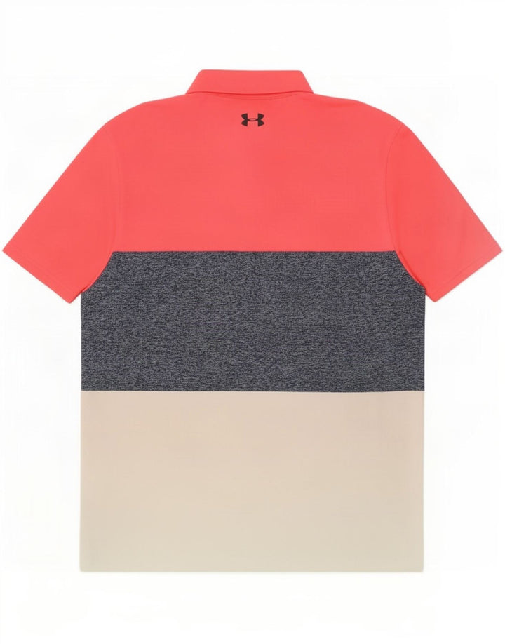 Under Armour Polo Homme Medium Multicolore Colourblock Polyester
