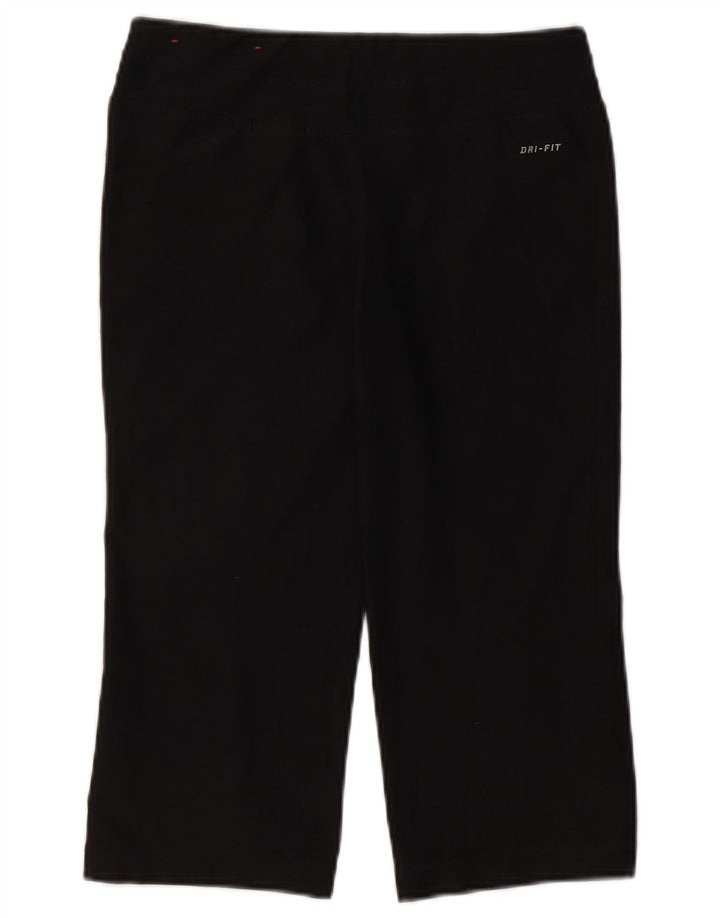 Nike Legging Capri Dri Fit pour femme UK 8/10 Petit Noir Polyester