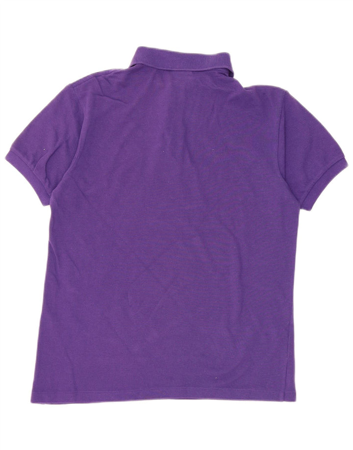 Polo LACOSTE Garçon 15-16 ans Violet Coton