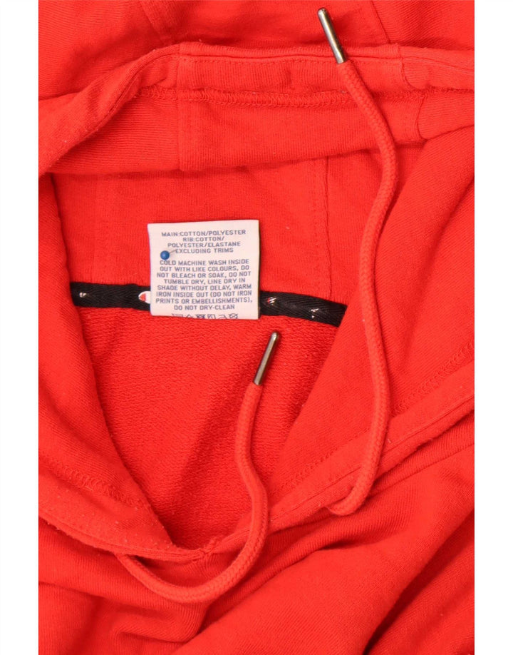 Champion Pull à capuche pour homme 2XL Rouge Coton