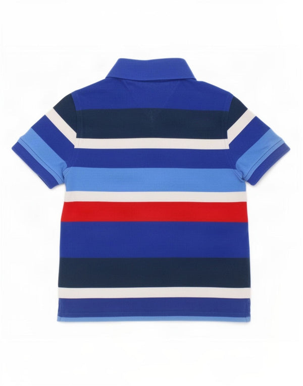 Tommy Hilfiger Polo Garçon 4-5 ans XS Bleu Rayé Coton