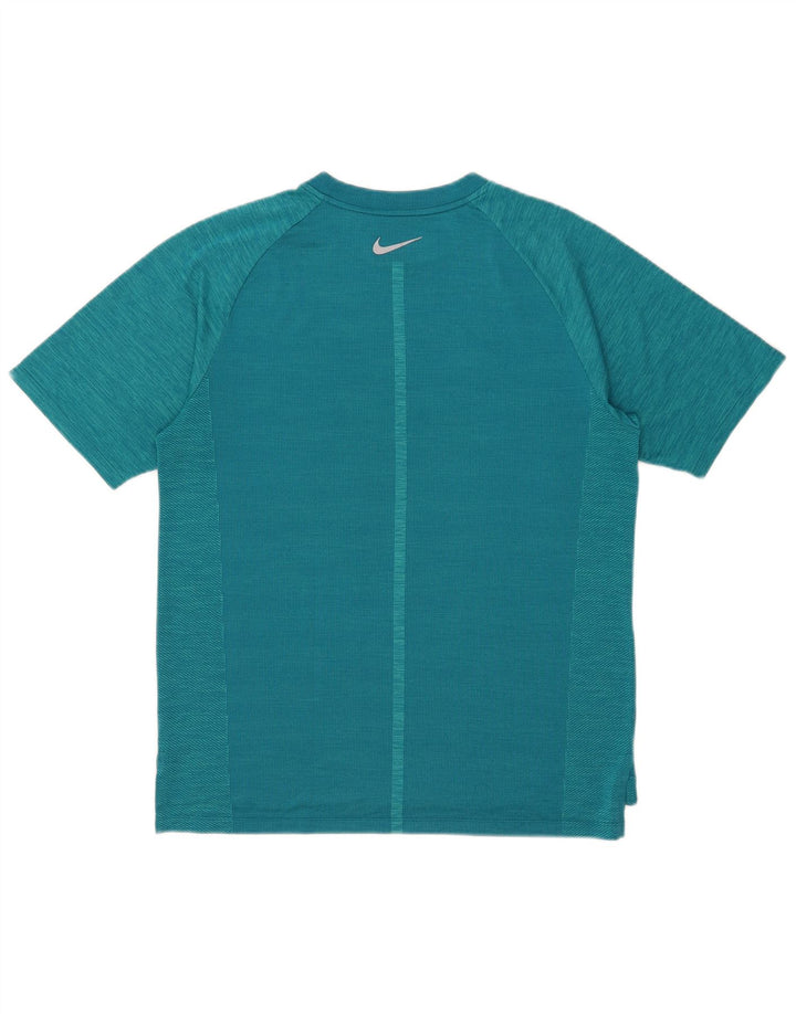 Nike Homme Dri Fit T-Shirt Haut Bleu Moyen Moucheté