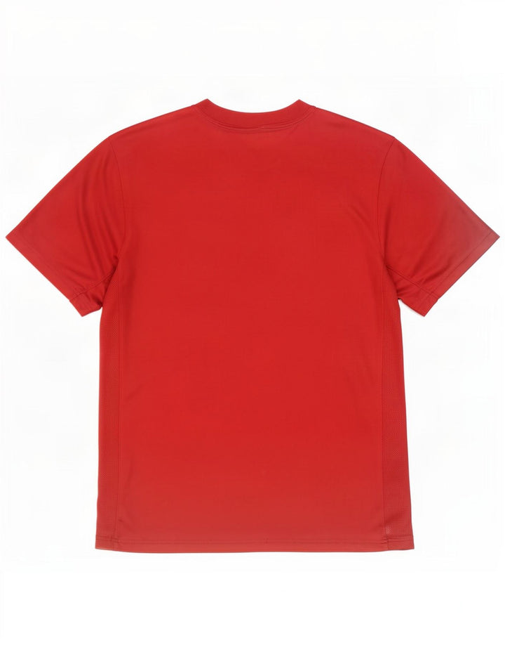 Nike Hommes Dri Fit T-Shirt Haut Large Rouge Polyester