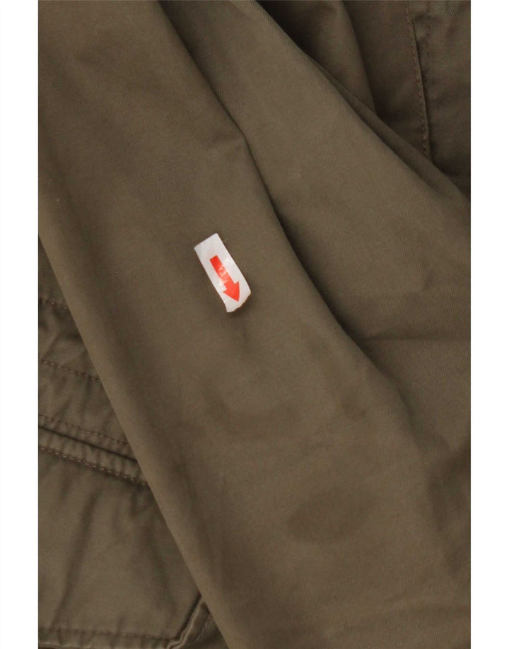 Marks & Spencer Veste utilitaire pour femme UK 44 2XL Kaki Coton