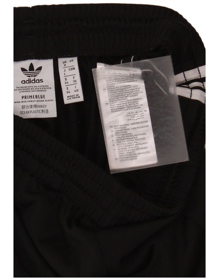 Adidas Pantalon de survêtement pour femme UK 8 Small Noir Polyester
