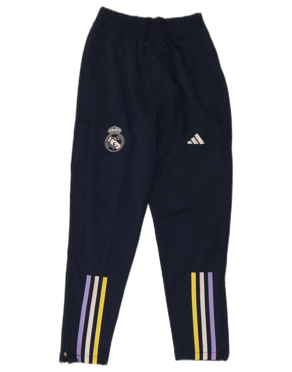 Pantalon de survêtement Adidas Garçon Aeroready 9-10 ans Bleu Marine Polyester