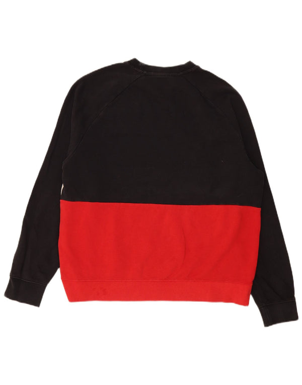 Nike Homme Sweat-Shirt Graphique en Coton Colorblock Multicolore Moyen