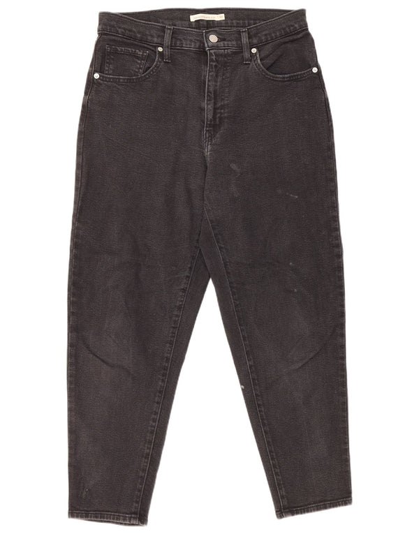 Levi's Jean Mom Jean Taille Haute Fuselé W30 L27 Femme Noir Coton