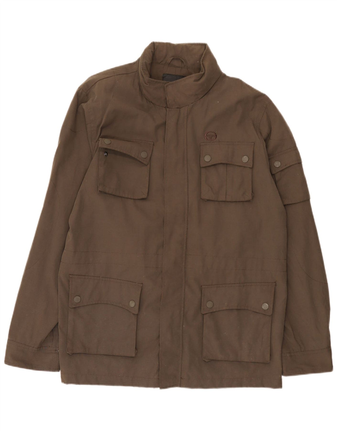 Sergio Tacchini Veste utilitaire pour homme UK 42 XL Marron Polyamide