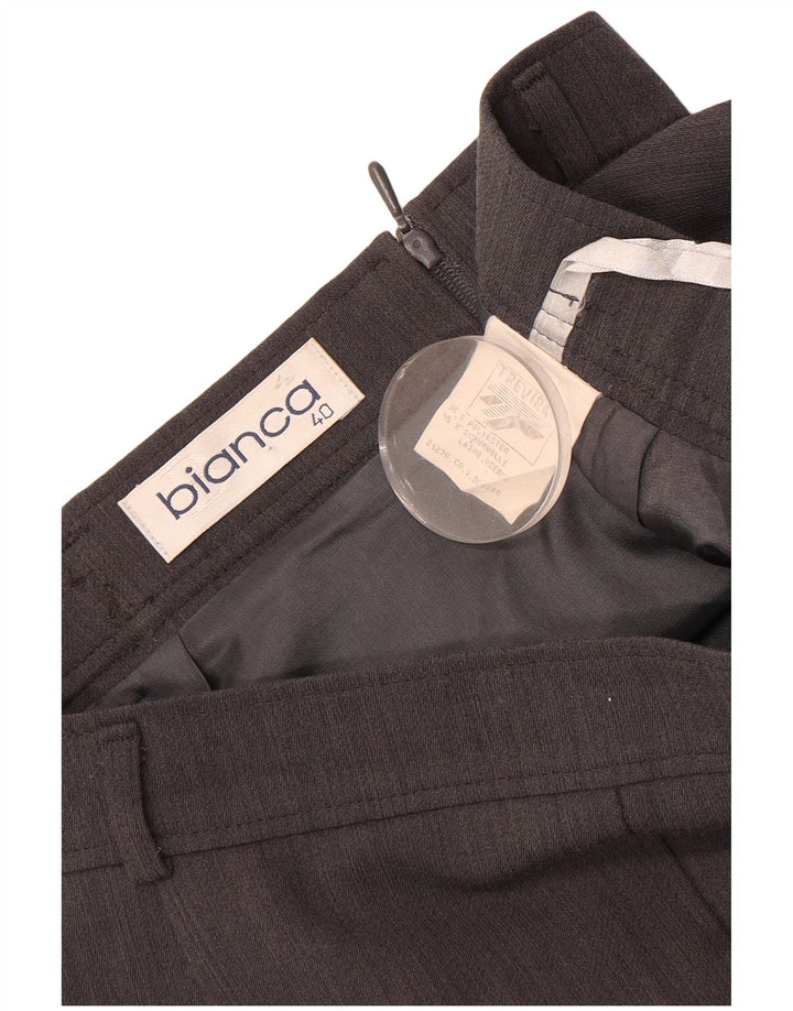 BIANCA Womens Pencil Skirt EU 40 Medium W30  Grey Polyester