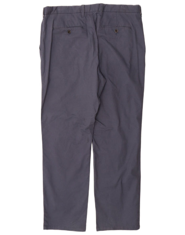 Marks & Spencer Pantalon Chino Coupe Regular Homme W36 L31 Bleu Marine Coton
