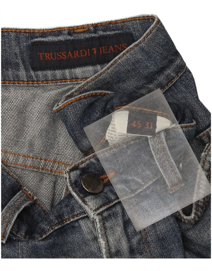Trussardi Jean Droit W31 L28 Bleu Homme