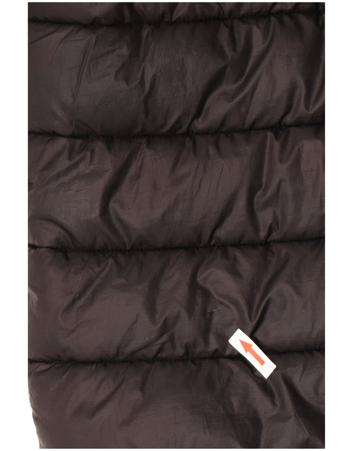 Champion Veste matelassée à capuche garçon 11-12 ans Noir Polyester