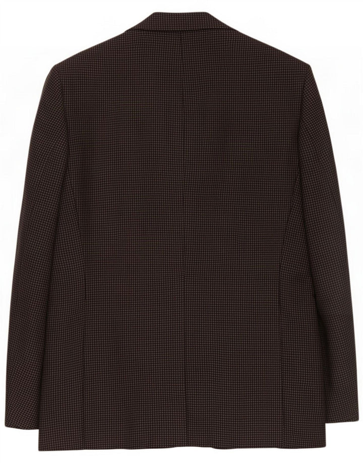 St. Veste blazer à 3 boutons Bernard pour homme UK 40 Large pied-de-poule gris
